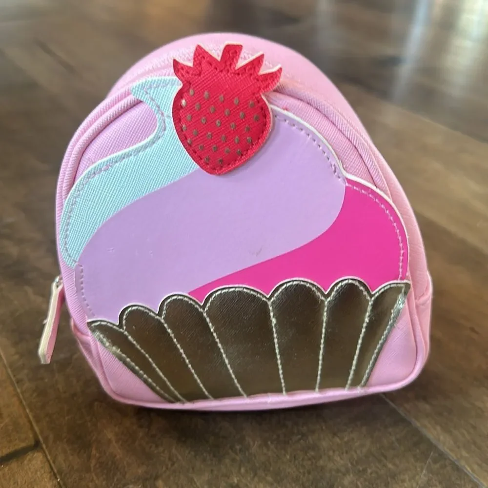 🧁 Bath & Body Works Cupcake Cosmetic Small Bag 🧴🌺